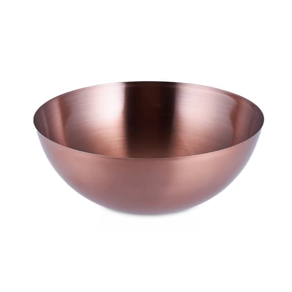 Kobberfarget serveringsskål