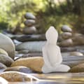 Miniatyrbillede 2 af 8: Siddende Buddha Figur 17 cm