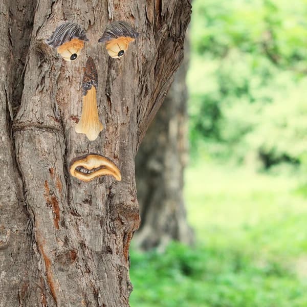 4-osainen Tree Face ja kulmakarvat