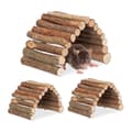 Miniatyrbillede 1 af 7: Sæt med 3 Rodent Bridge Wood 10 x 22 cm