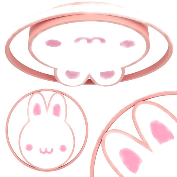 LED takplafond bunny vegglampe fjernkontroll