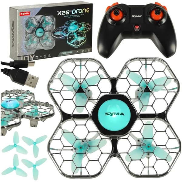 Syma X26PRO 2,4GHz Wi-Fi RC drone svart