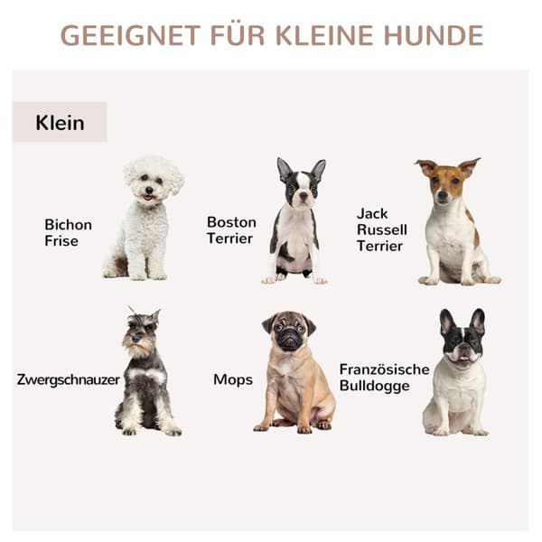 Hundebur, møbel med 3 døre, hundehus, hundeboks til hjemmet, 78 x 53 x 59,3 cm, hvid