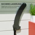Miniatyrbilde 8 av 10: Teleskopisk grensag 1,5–2,6 m tresaks med låseanordning, teleskophåndtak, non-stick belagt blad, svart