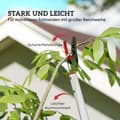 Miniatyrbillede 6 af 10: 1,8 m træsaks, afskærer til klipning, haveskærer med aluminiumskaft, langskaftet havesaks, rød