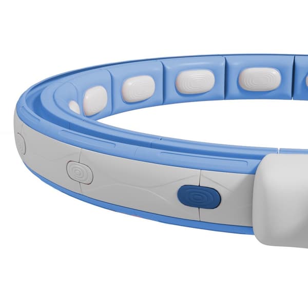 Smart Hula Hoop Voksne med vægtboldtæller 16 knob (76-113 cm) Lyseblå