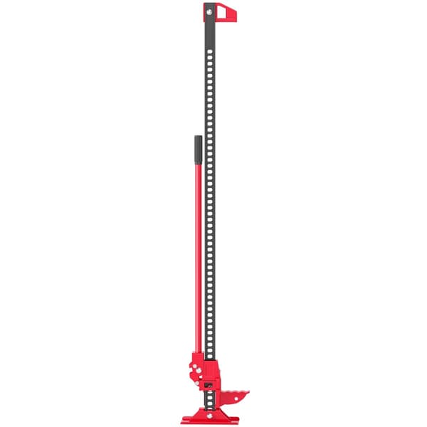 Farm Jack Jack 135 cm 3000 kg lastekapasitet Offroad stangvinsj laget av stål Rød+Sort