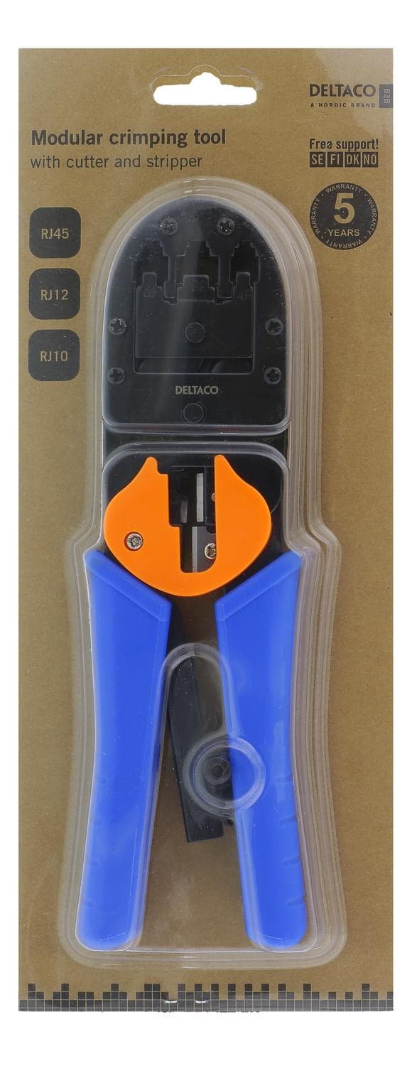 Modular tool for 4/6/8-pin with cutter/striper