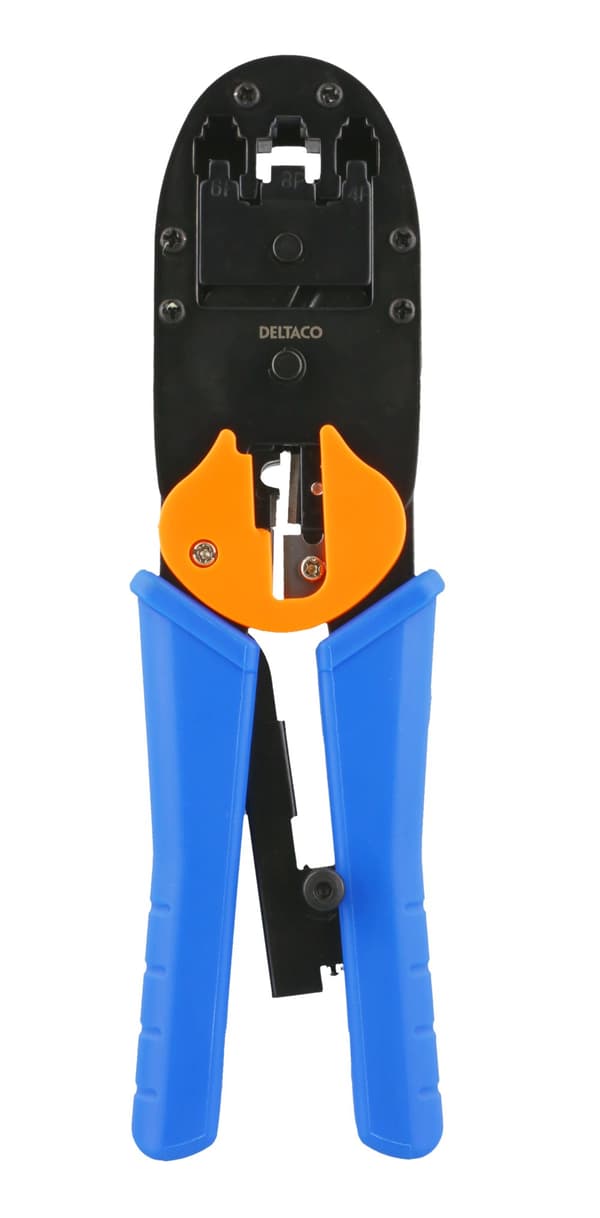 Modular tool for 4/6/8-pin with cutter/striper
