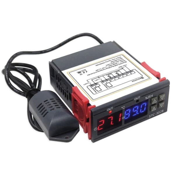 Digital termostat hygrostat temperatur fugtighedsregulator