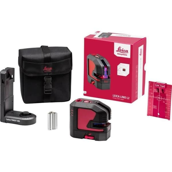 Leica Geosystems Leica Lino L2 självnivellerande lasersystem Höjd (max.): 25 m