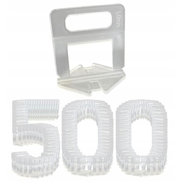 Korrigeringsklipp - Ej specificerad - 1,0 mm - 500 stycken - Plast - Vit