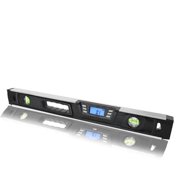 600mm elektronisk bubbelnivå, LCD-skärm digital lutningsmätare, med magnetkant