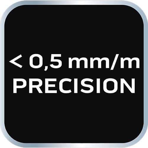 Vattenpass av aluminium S 300, 3 flaskor, 100 cm