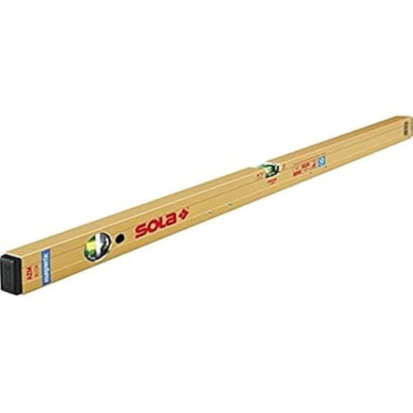 Magnetiskt vattenpass - SOLA - LIVELLE - 50 cm - Fluorescerande flaska - Magneter