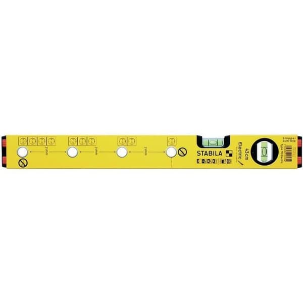 Stabila 70 Elelektrikervattenpass - Längd 43 cm - Noggrannhet 0,5 mm/m