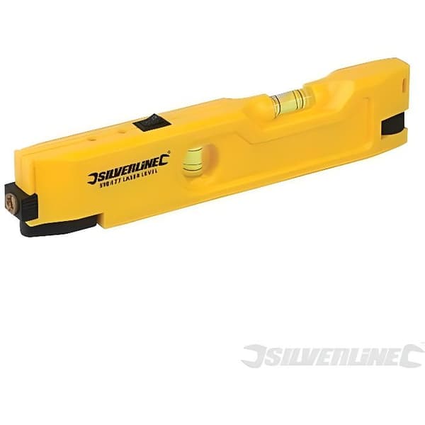 Laser nivå - Ej specificerat - Mini laser nivå - Räckvidd 30 m - Precision 0,5 mm/m - Magnetisk bas