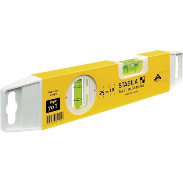 Typ 70 T Stabila 2199 vattenpass Mätområde(n) 250 mm Exakt