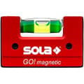 Miniatyrbild 2 av 5: Bubble level - SOLA - GO! Magnetisk - 2 flaskor - Plast - Magnetiserad