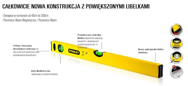 STANLEY MAGNETISK NIVEAU CLASSIC 400mm