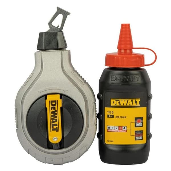 30m träfflina med röd krita - DEWALT DWHT47408-0