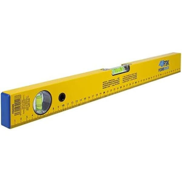 Ferrestock FS554 aluminiumnivå - Magnetisk bas 60 cm - Gul