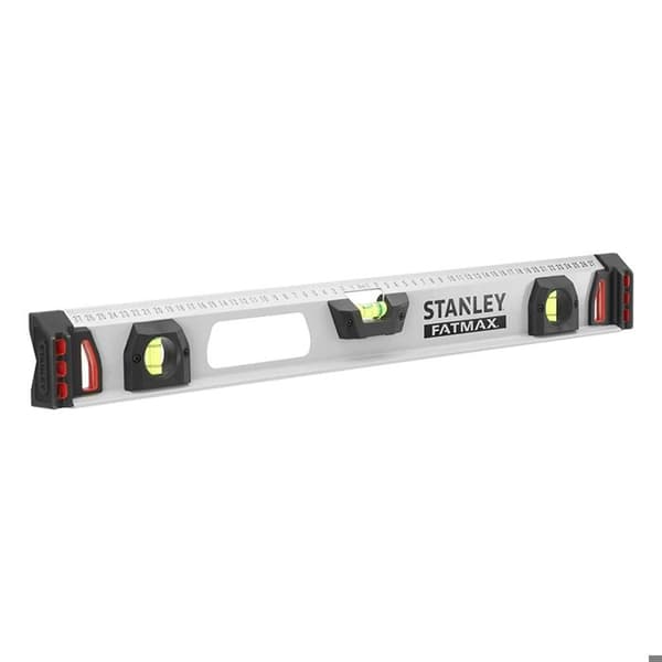 STANLEY Fatmax I-Beam magnetisk nivå 60 cm - Robust aluminiumkropp - Noggrannhet +/-0,5 mm/m