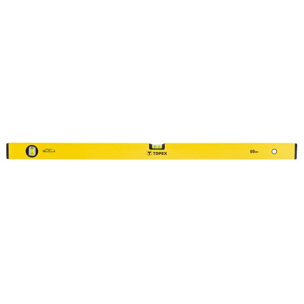 Aluminium vaterpas type 500, 80 cm, 2 hætteglas