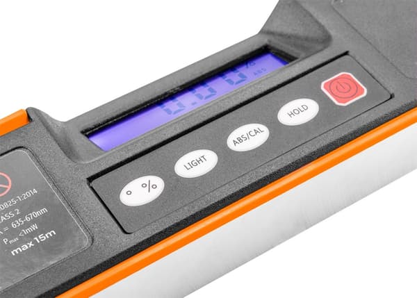 Vaterpas med elektronisk display 60 cm