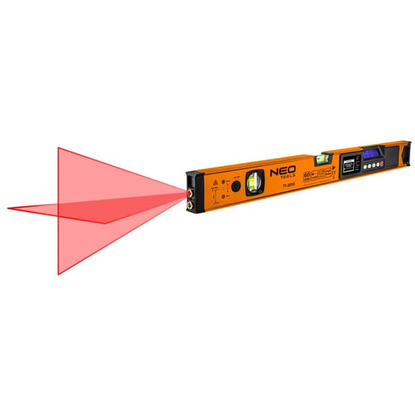 Vaterpas med elektronisk display 60 cm
