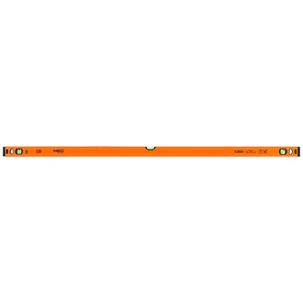 Vattenpass av aluminium S 300, 3 flaskor, 150 cm