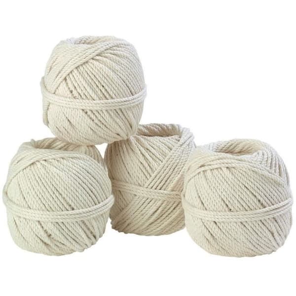 CORDERIE TOURNONAISE - Bomullstråd 3mm-100gr Rulle av