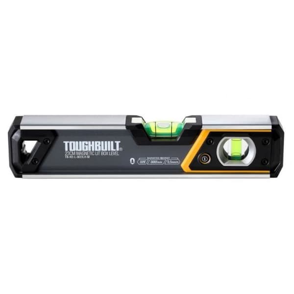 Vattenpass - TOUGHBUILT - TB-H2-L-M23-LH-M - Belyst - Magnetisk - 23cm