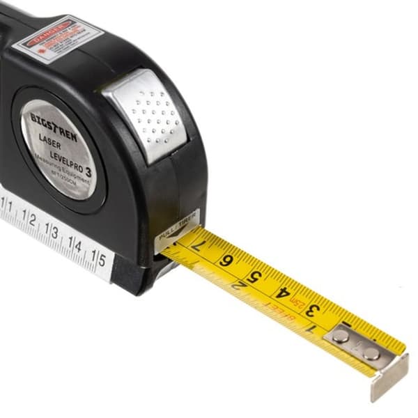 Laserniveau med målebånd 250 cm Bigstreen 21747