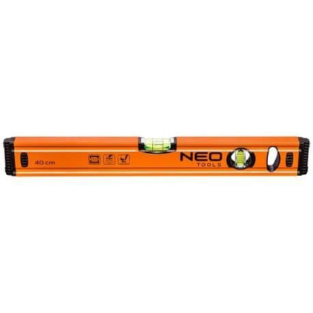 Nivå med bubblor i aluminium, stötsäker NEO TOOLS - Längd - 120 cm
