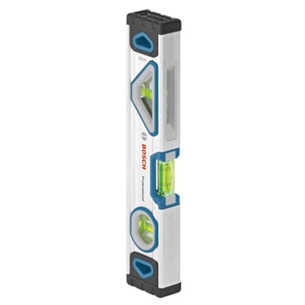 Vattenpass - BOSCH PROFESSIONAL - 25 cm - Magnetisk - Aluminium - 2 flaskor