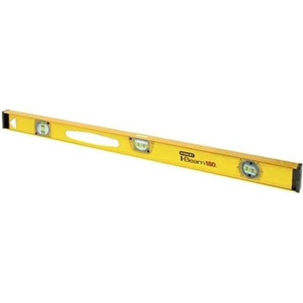 STANLEY I-Beam 180 aluminiumprofilnivå - 1-42-920 - 60 cm - Noggrannhet +/-1,5 mm/m