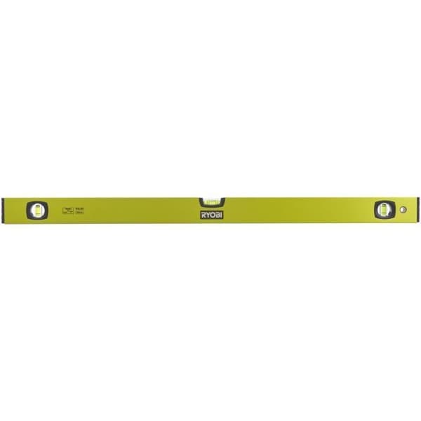 Nivåbulle - RYOBI - 80 cm - precision 0,5 mm/m - 3 flaskor - magnetisk