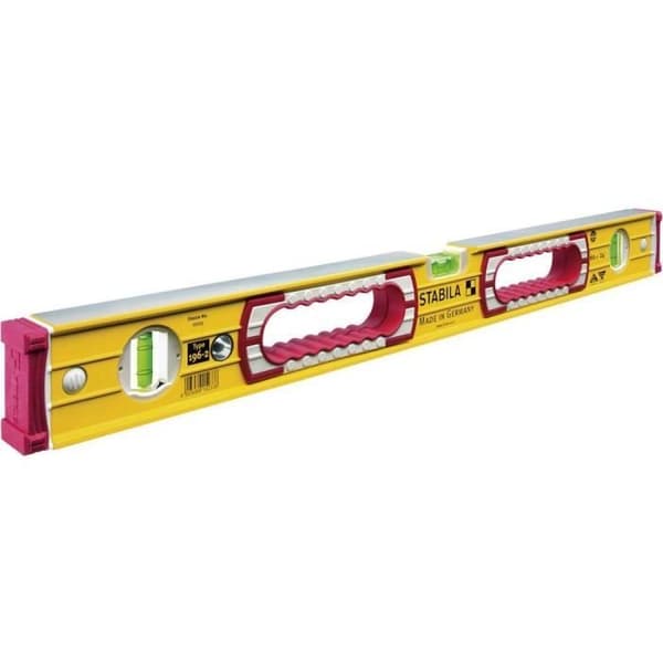 Vattenpass - STABILA - Typ 196-2 - 2 bubblor - 1830 mm - Precision 0,5 mm/m