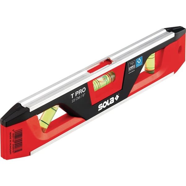 Torpilläbubble nivå - SOLA - T PRO - 23 cm - Aluminium - Magnetisk
