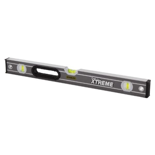 Rörnivå 60 cm - STANLEY - FATMAX XTREME 0-43-624 - Noggrannhet 0,5 mm/m - 3 vändbara flaskor