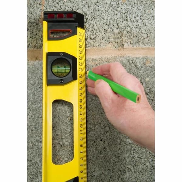 STANLEY Fatmax I-Beam nivå 60 cm - Aluminiumkropp, noggrannhet +/-0,5 mm/m, 3 flaskor