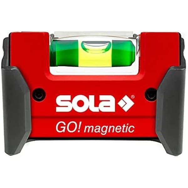 Kompakt vattenpass GO! Magnetisk CLIP - SOLA - GOMAGNETICCLIP - Magnetiserad - Precisionsmätning
