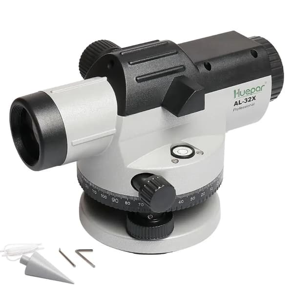 Automatisk Optisk Niveau 32X, Selvnivellerende, IP54 Vejrresistent,AL-32X