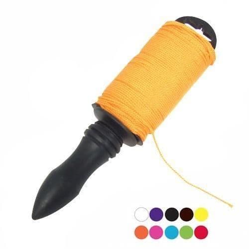 Slitstark nylonsnöre - SILVERLINE - hög synlighet - orange färg - längd - murarsnöre