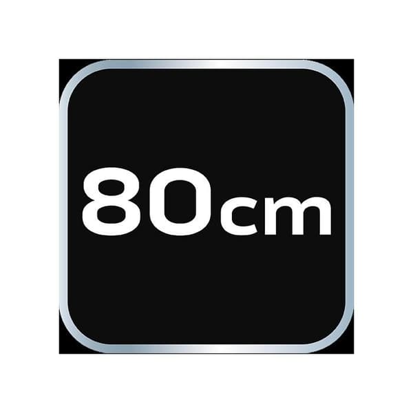 Aluminiumbubbelnivå S 300, 3 flaskor, 80 cm