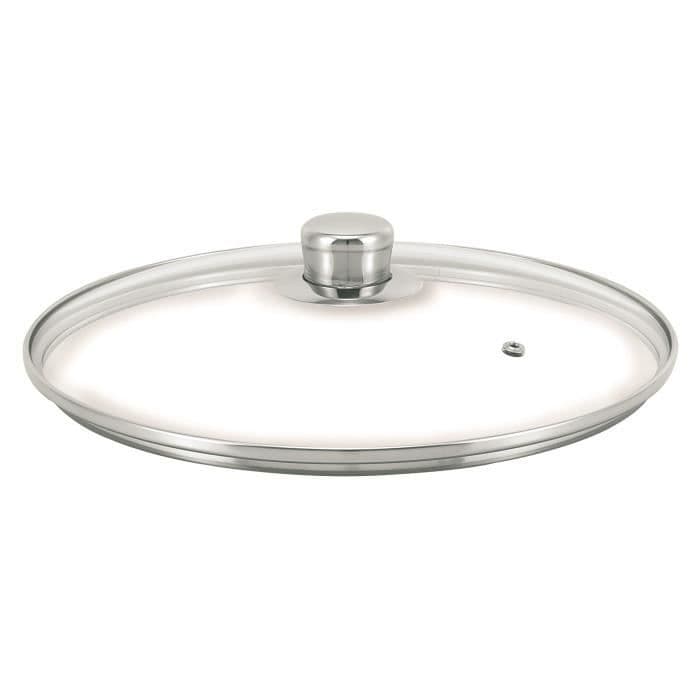 BEKA Crystal glas låg - Ø 24 cm - Gennemsigtig og grå