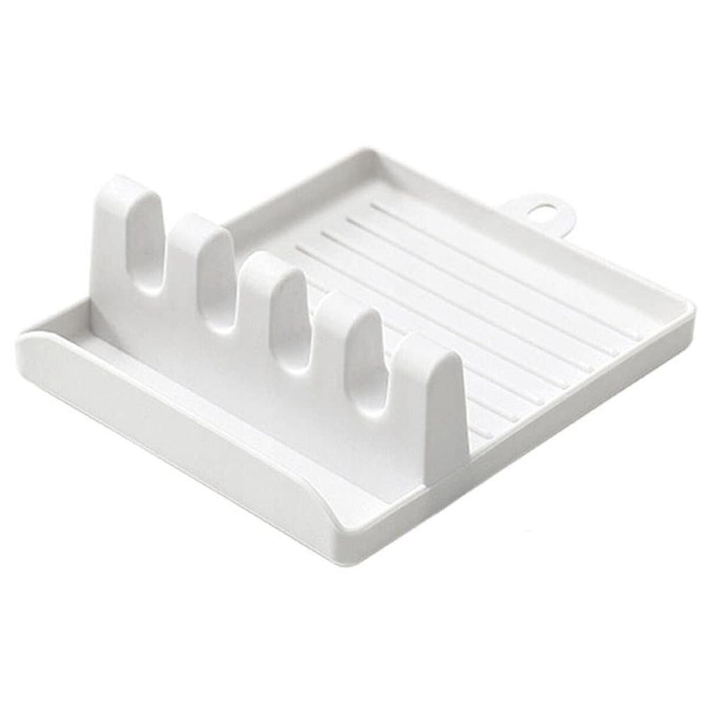 Kitchen Utensils Stand Quttin White Plastic (14 x 12,5 cm)