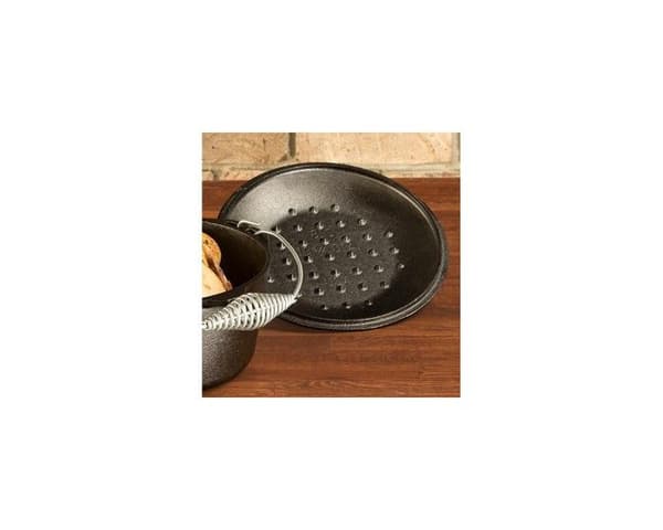 Naturligt gjutjärnslock - LODGE - 26cm - PFA-fritt