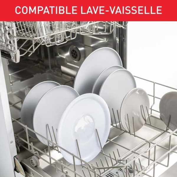 TEFAL INGENIO Lufttäta lock 16/18/20 cm, Kylskåpskompatibel, Ingeniokompatibel, Kompatibel med diskmaskin L9849002